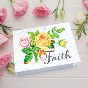 Faith Rose Notecard