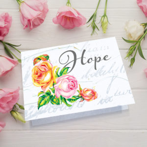 Hope Rose Notecard