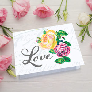 Love Rose Notecard